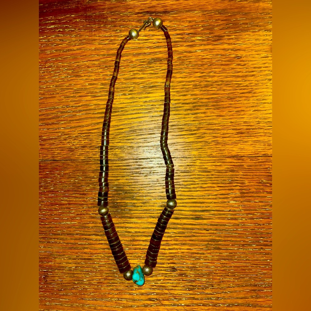 Vintage  beaded turquoise necklace